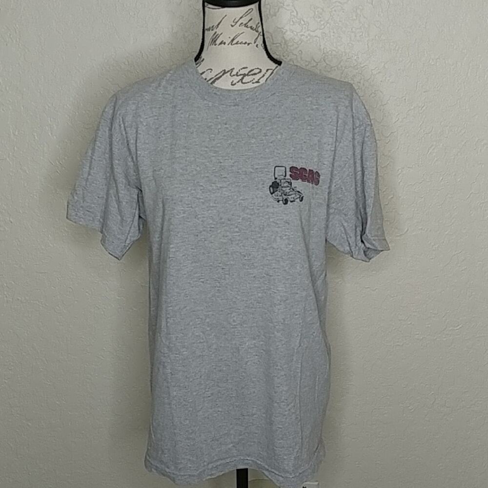 Alstyle SCAG Power Equipment‎ Tiger Graphic T-Shirt Gray Size M